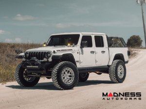 Jeep Gladiator Custom Wheels - HFX-1 by Vossen - Polished Silver Jeep Gladiator Custom Wheels - HFX-1 by Vossen - Polished Silver